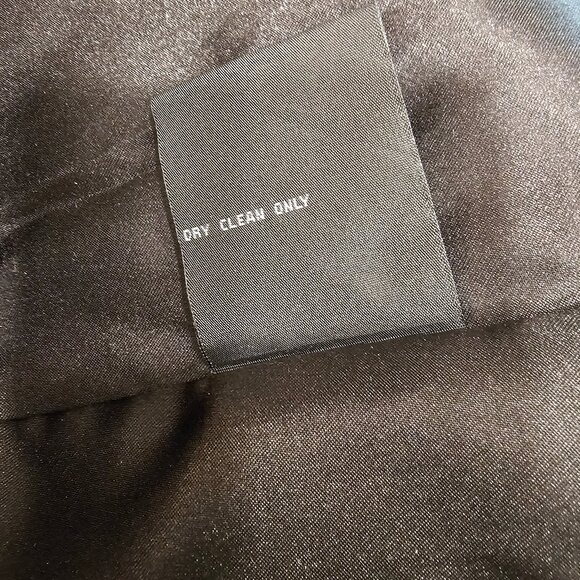 1 Madison Womens Coat XXL Black Fox Fur Retro Glam Old Money Quiet Luxury - Picture 12 of 15